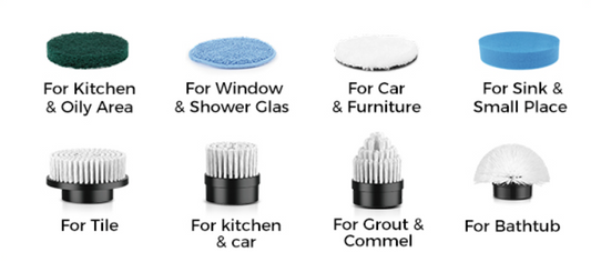 Power Scrubber 8 Replacement heads